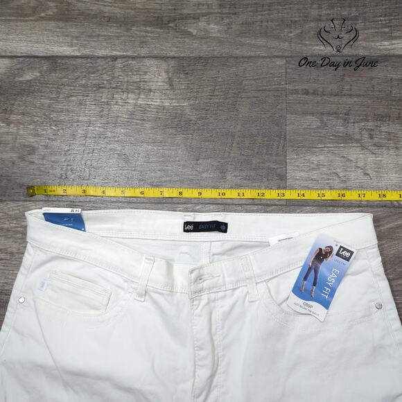 Lee Easy Fit Cropped Jeans Size 14 - Picture 3 of 6